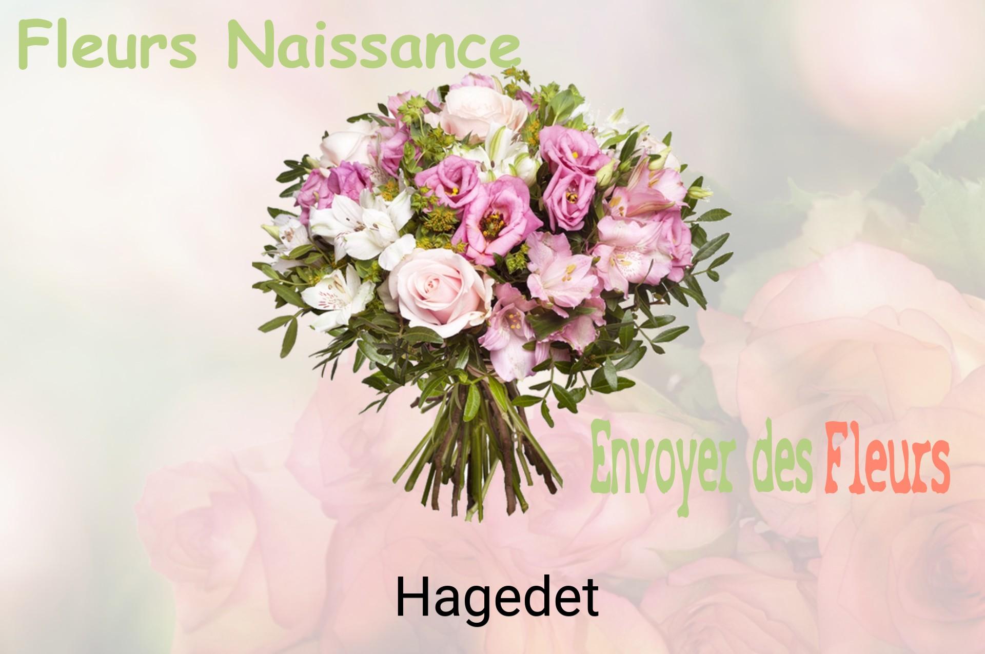 Bouquet de fleurs de naissance livré à Hagedet